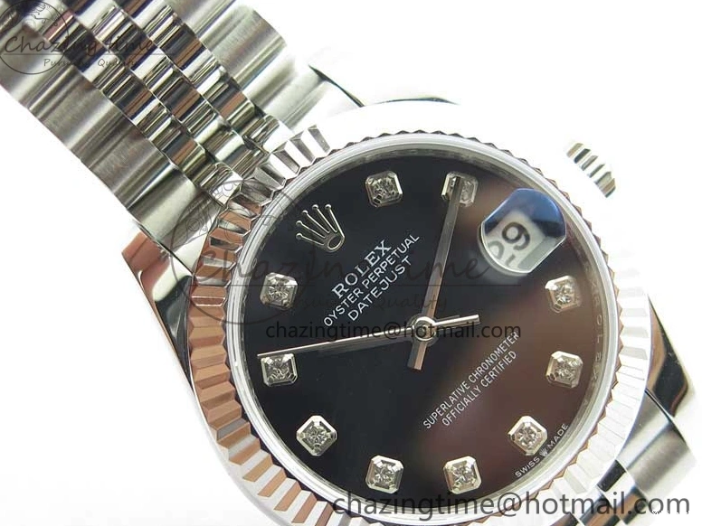 Bracelet Dial Black BP Edition Crystal on Maker Jubilee 31mm 278271 Datejust SS Best 0202